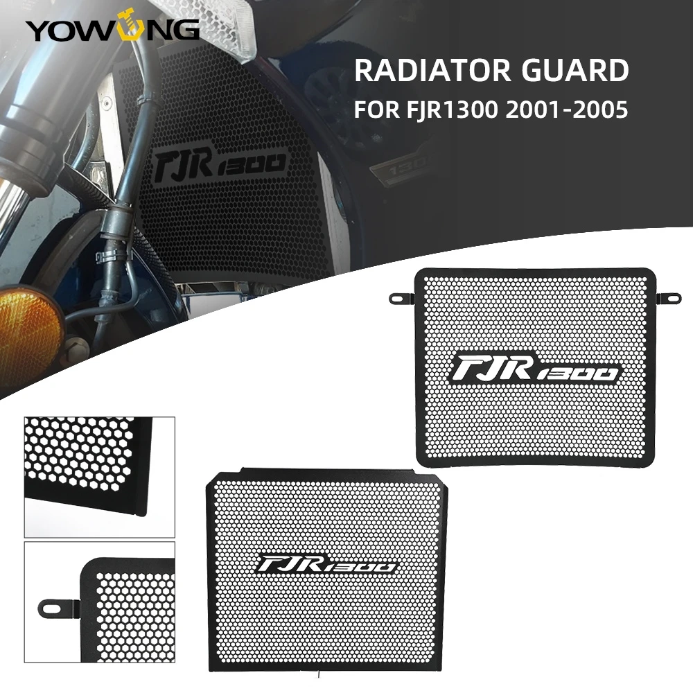 

Motorcycle Accessories For Yamaha FJR1300 FJR 1300 2001-2024 2023 2022 2021 Radiator Grille Guard Grill Cover Protector Aluminum