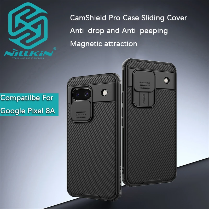 Nillkin For Google Pixel 8 Pro/Pixel 7 Pro/7A/6A CamShield Pro Magnetic Case Lens cover protective phone Case shell TPU+PC