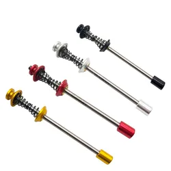 Folding Bicycle Quick Release Hexagonal Lock Slow Release Mountain Road Bike Titanium Alloy Shaft QR Wheel Set Lever