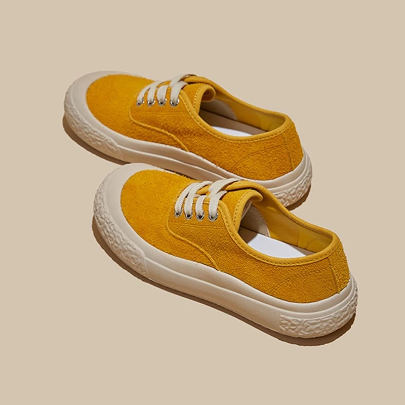 Women's Square Toe Ballet Flats - Casual Slip-On Shoes