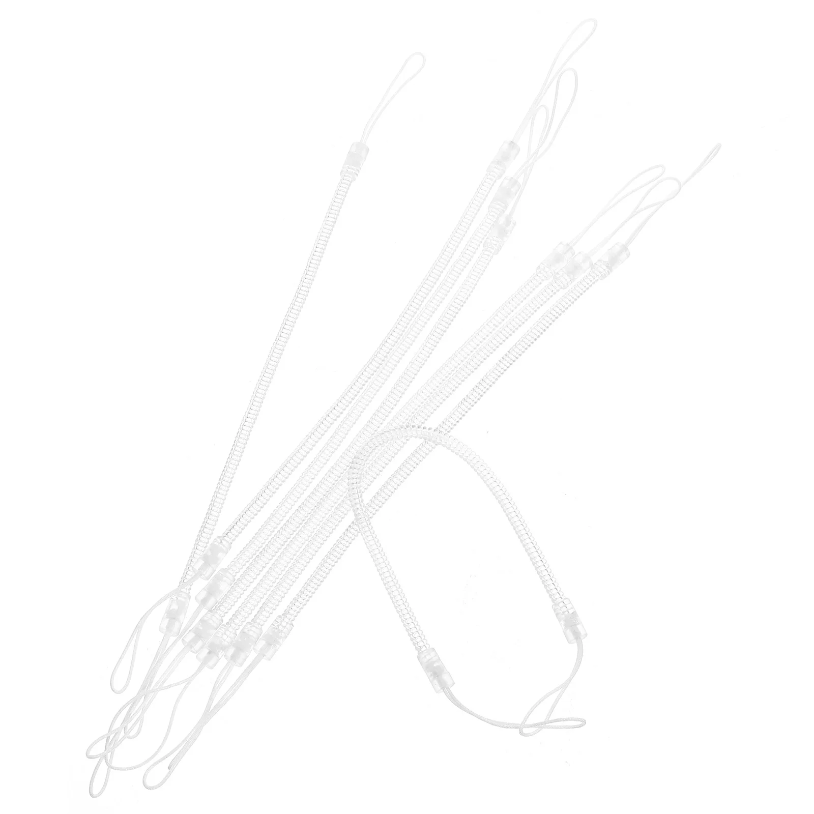 8 قطعة قلم الربيع حبل مكافحة خسر الحبل المحمولة قابل للسحب الحبل للهواتف أقلام مفاتيح الربيع حبل لقلم ستايلس #2