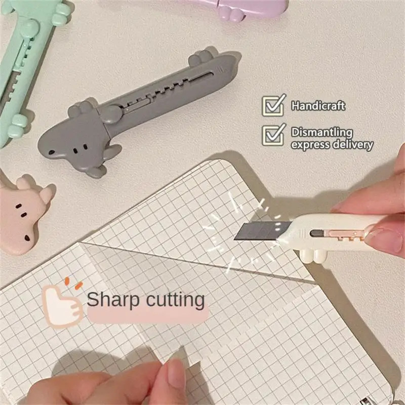 Cartoon Dog Utility Knife Durable Compact Sharp Accurate Multifunction Multipurpose Cutting Tool Paper Knife Innovation Portable