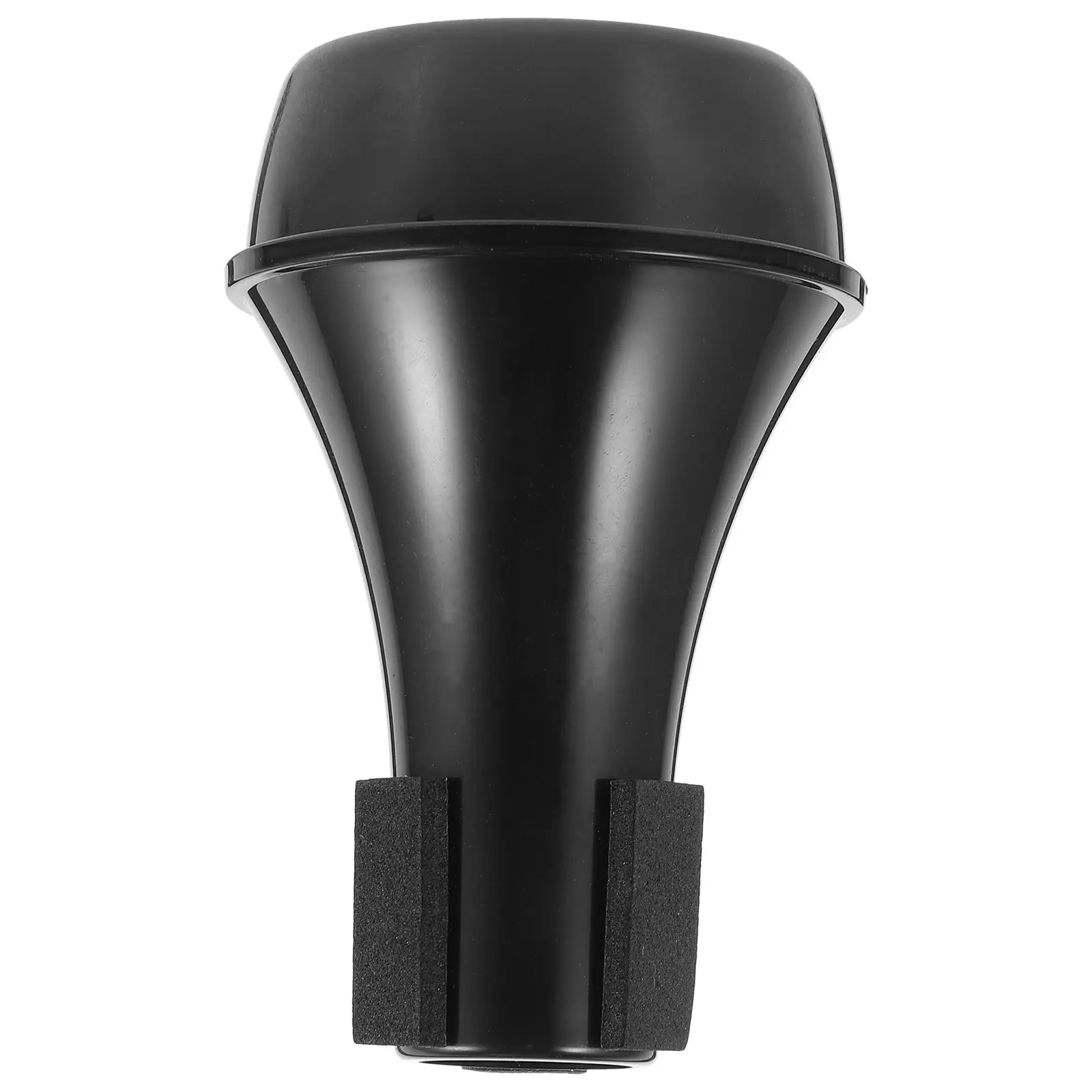 

Mini ABS Plastic Trumpet Mute Silencer for Practice Black Color Musical Instruments Accessory Beginner Replacement