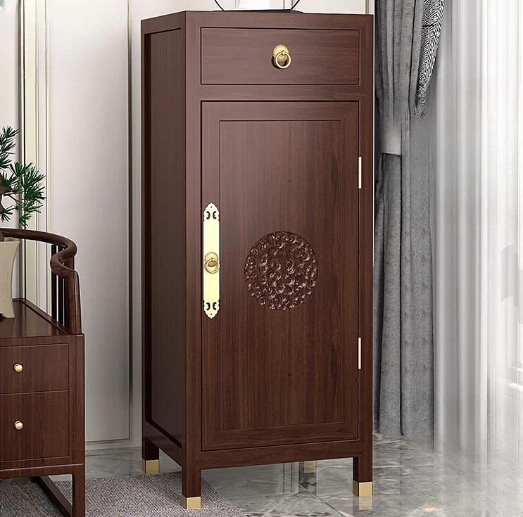 

Большой Сейф 1 м для дома и офиса, прикроватный шкаф с дактилоскопическим паролем для спальни, гостиной, витринный шкаф в китайском стиле из цельной древесины и стали