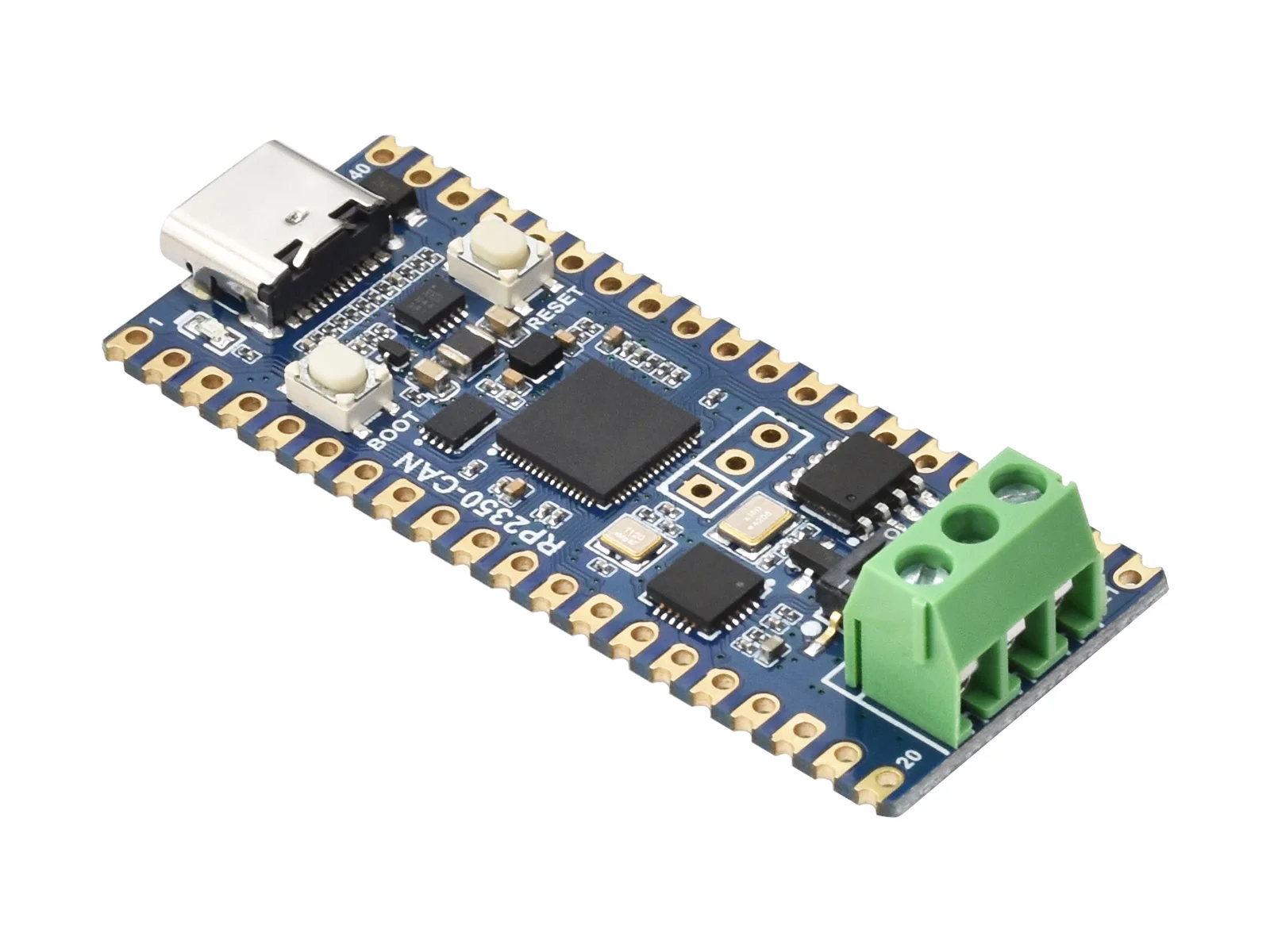 

RP2350 CAN Development Board, Based On RP2350A Dual-core & Dual-architecture Microcontroller, Onboard XL2515 CAN Controller