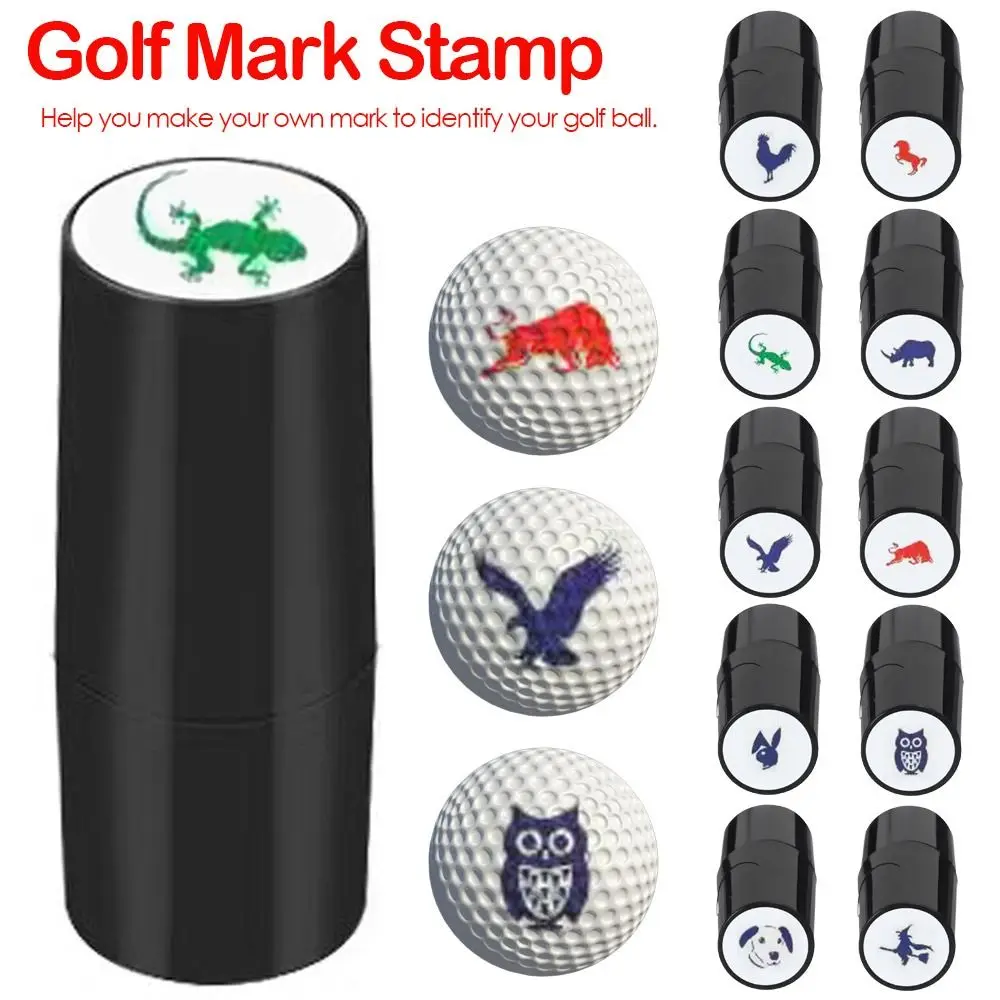 Outdoor Sports Golfer Gift Plastic Golf Ball Stamper Golf Stamp Marker Golf Accessories Mark Seal