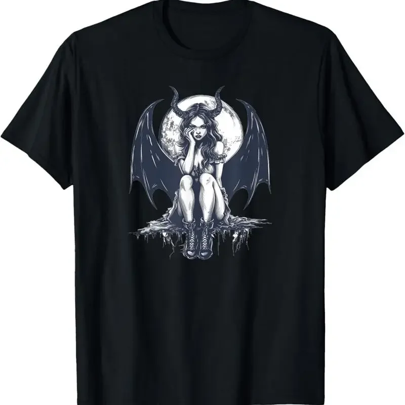 Seductive Devil Gothic Succubus T Shirt