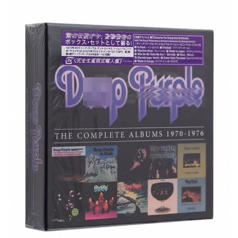 

Полный альбом британской рок-группы Deep Purple 1970- 197610 компакт-диск из тяжелого металла и современный музыкальный компакт-диск с хард-рок пионером