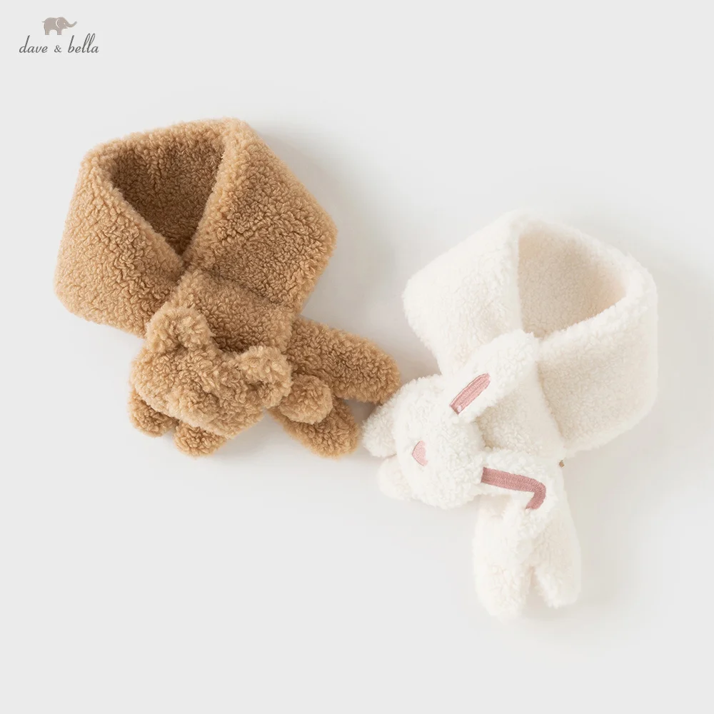 

Dave Bella Girls Boys Scarf Winter Autumn Baby Kids Plush Soft Scarves Cute Neck Collar Warm Stuff Elegant Neckerchief DB4253999
