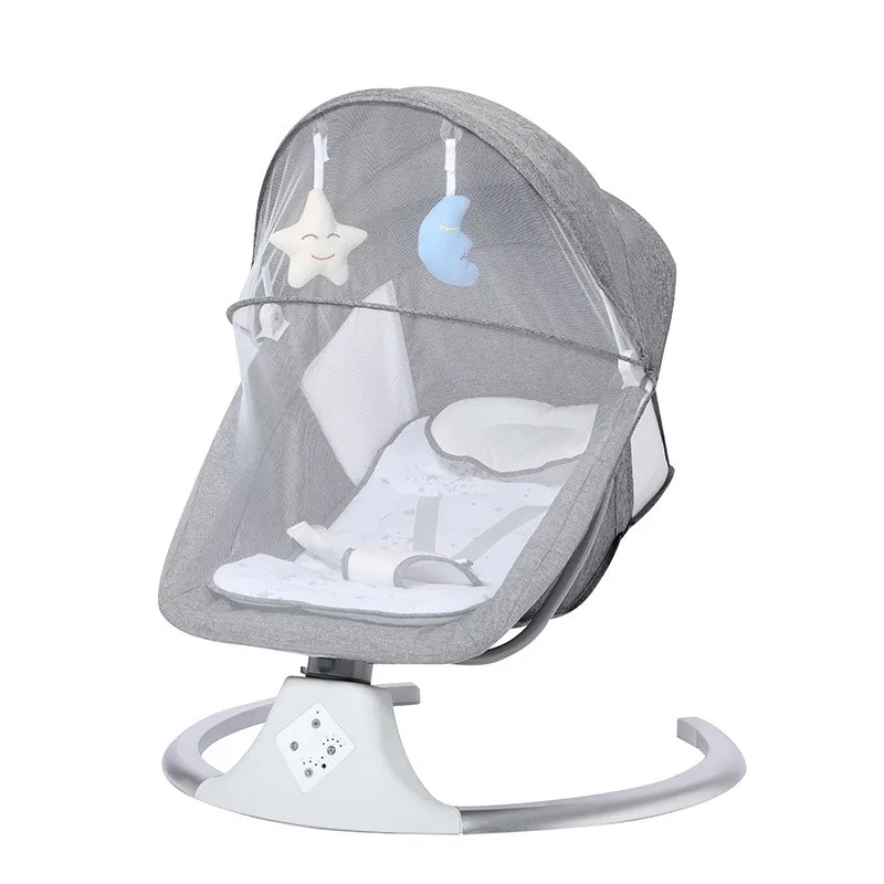 Chaise à bascule électrique confortable pour bébé, berceau de couchage pour nouveau-né, chaise inclinable pour enfants de 0 à 3 ans, berceau