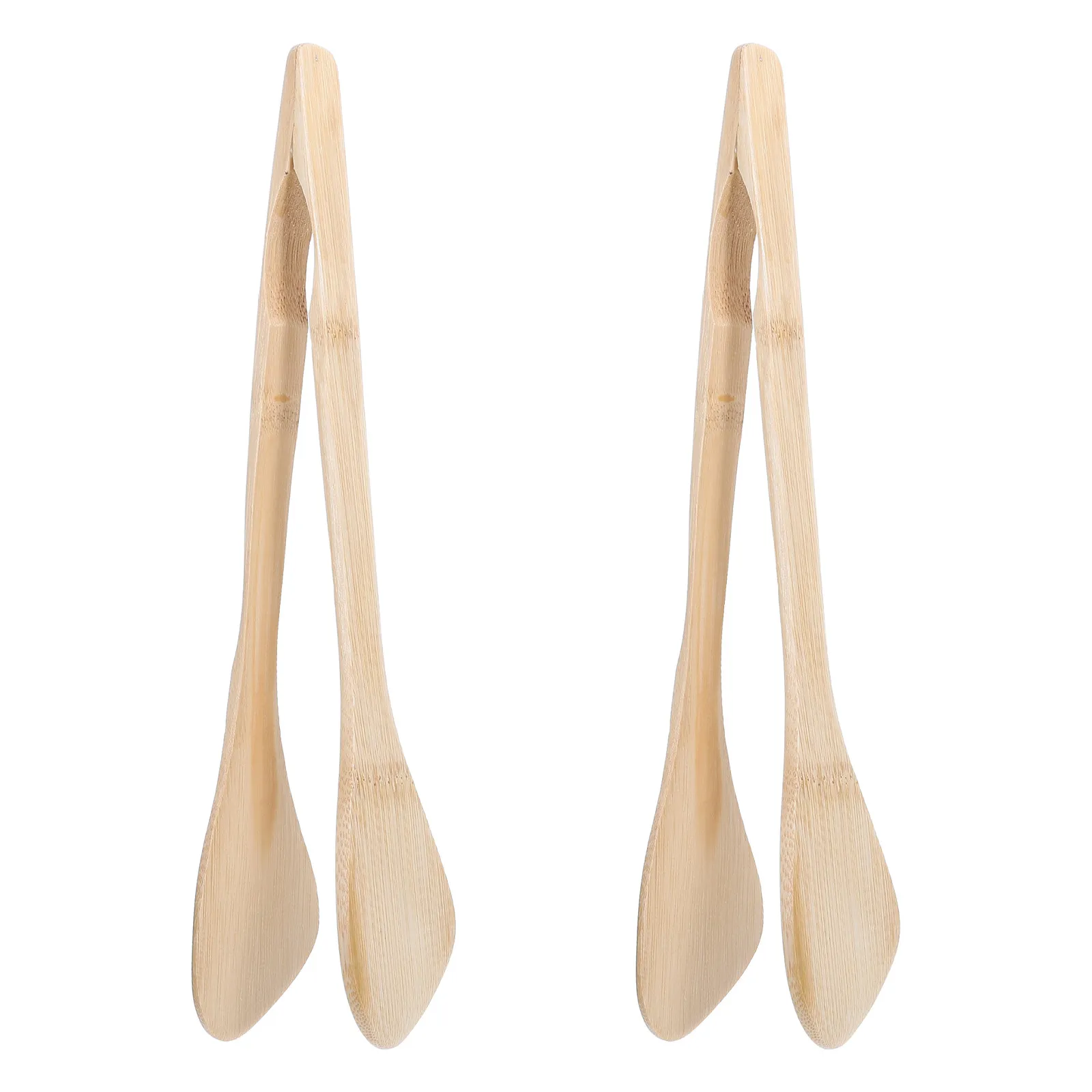 2 Pcs Cactus Pliers Clamp Handling Tongs Bamboo Gardening Tools Beige Planting Accessories