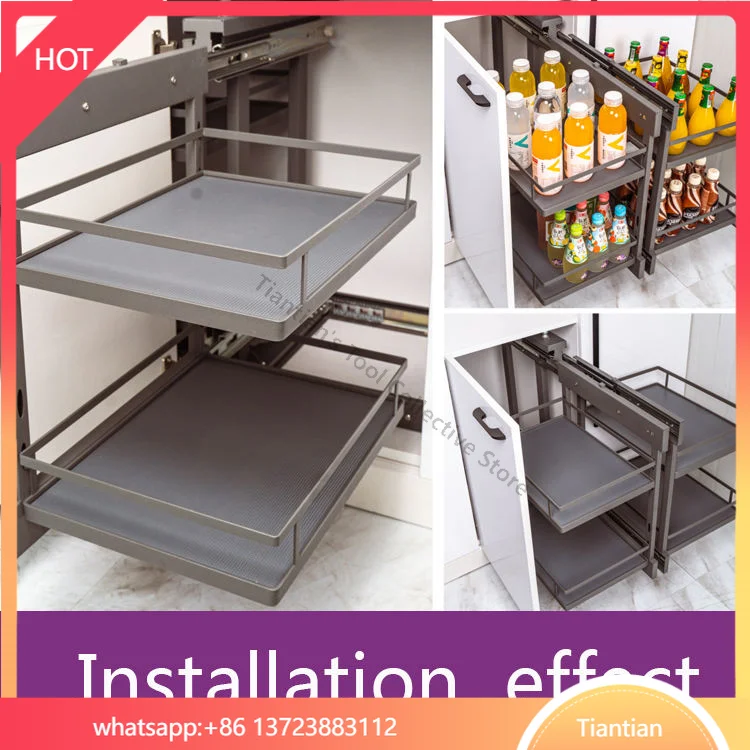 Basket Drawer Kitchen Corner Basket Cabinet Magic Corner