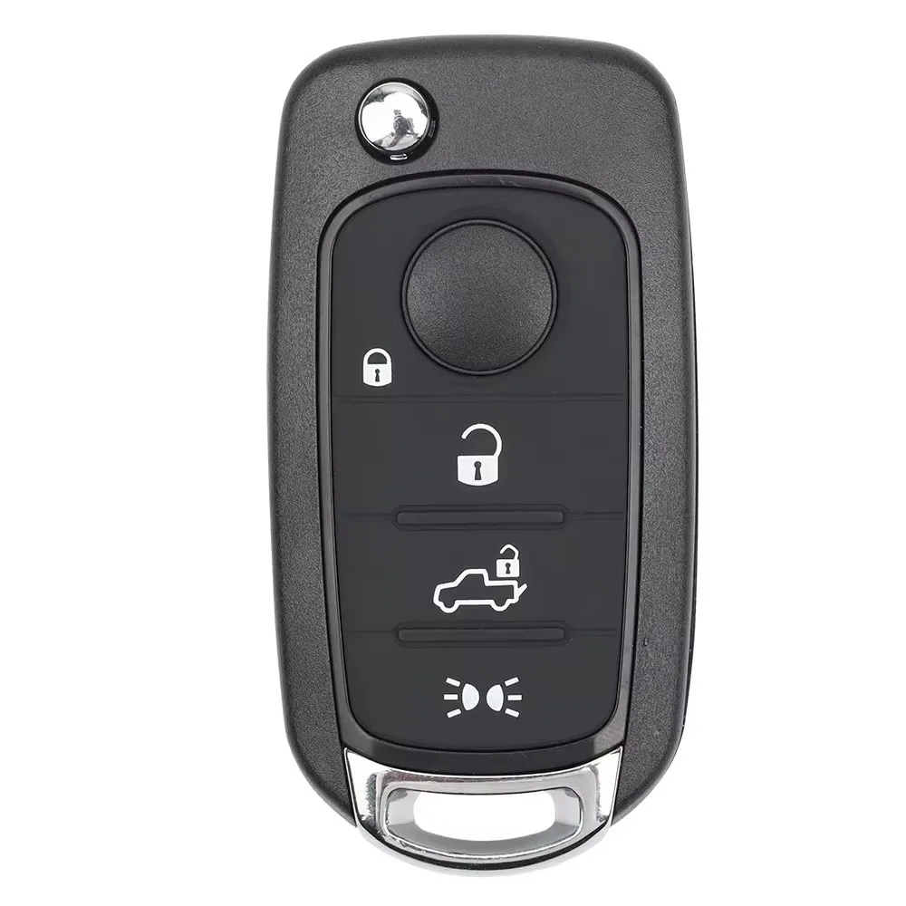 car Folding Remote Car Key Fob for Jeep Renegade 2016 2017 2018 433MHz 48/4a Chip Megamos AES- 2ADFTFI5AM433TX SIP22 Blade