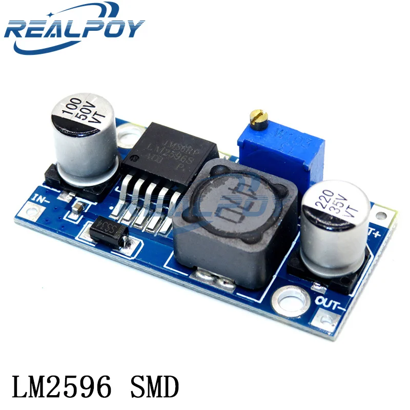 Lm2596 DC-DC Abwärts wandler modul 3a einstellbares Abwärts modul LM2596S-ADJ Spannungs regler 24V 12V 5V 3V lm2596s