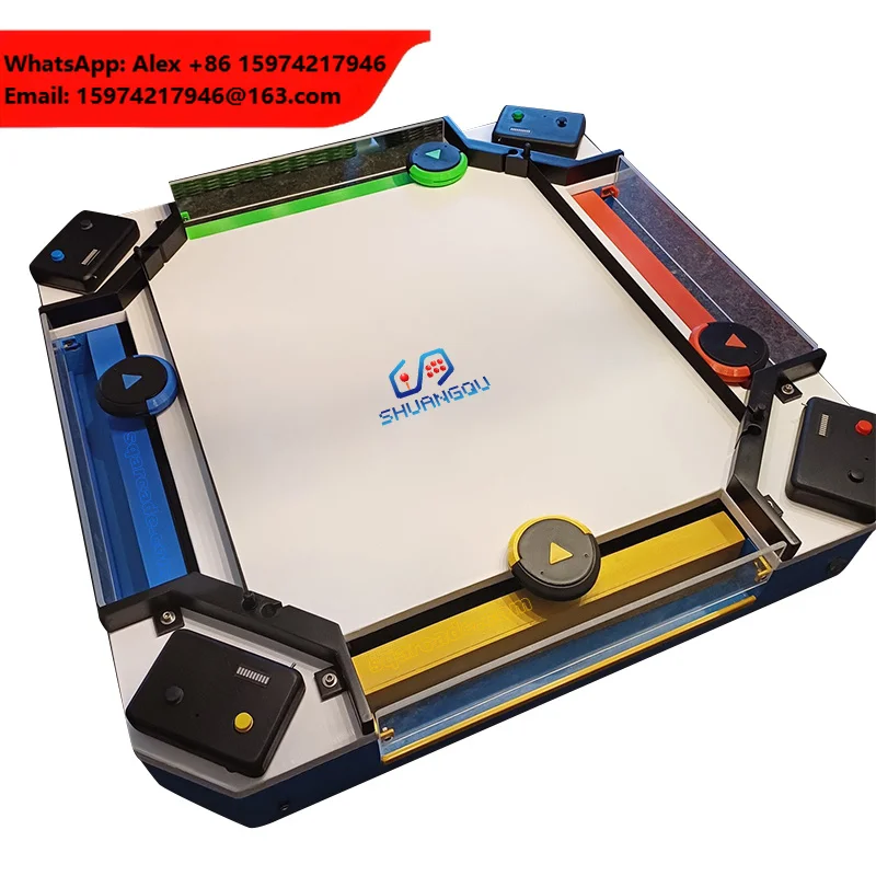 Wholesale Arcade Multiplayer Competition Air Hockey Electronic Hyperlaps Table Game Mini Game Board Machine With Joystick