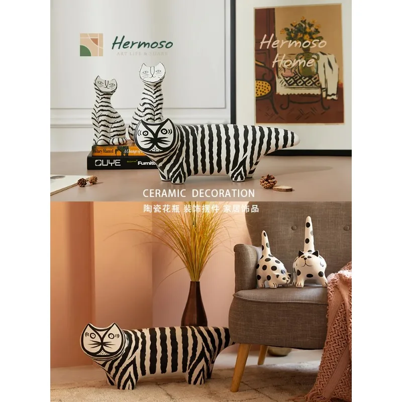 【Najlepiej sprzedający się】Długi, ceramiczny element dekoracyjny do szafki RTV