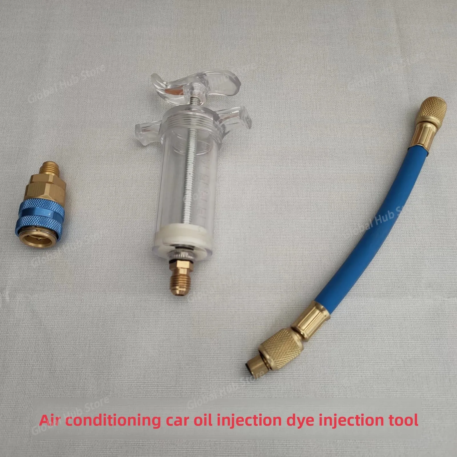 Air Conditioning Vehicle Oil Injection & Dye Injection Tool - 1 Ounce, 1/4