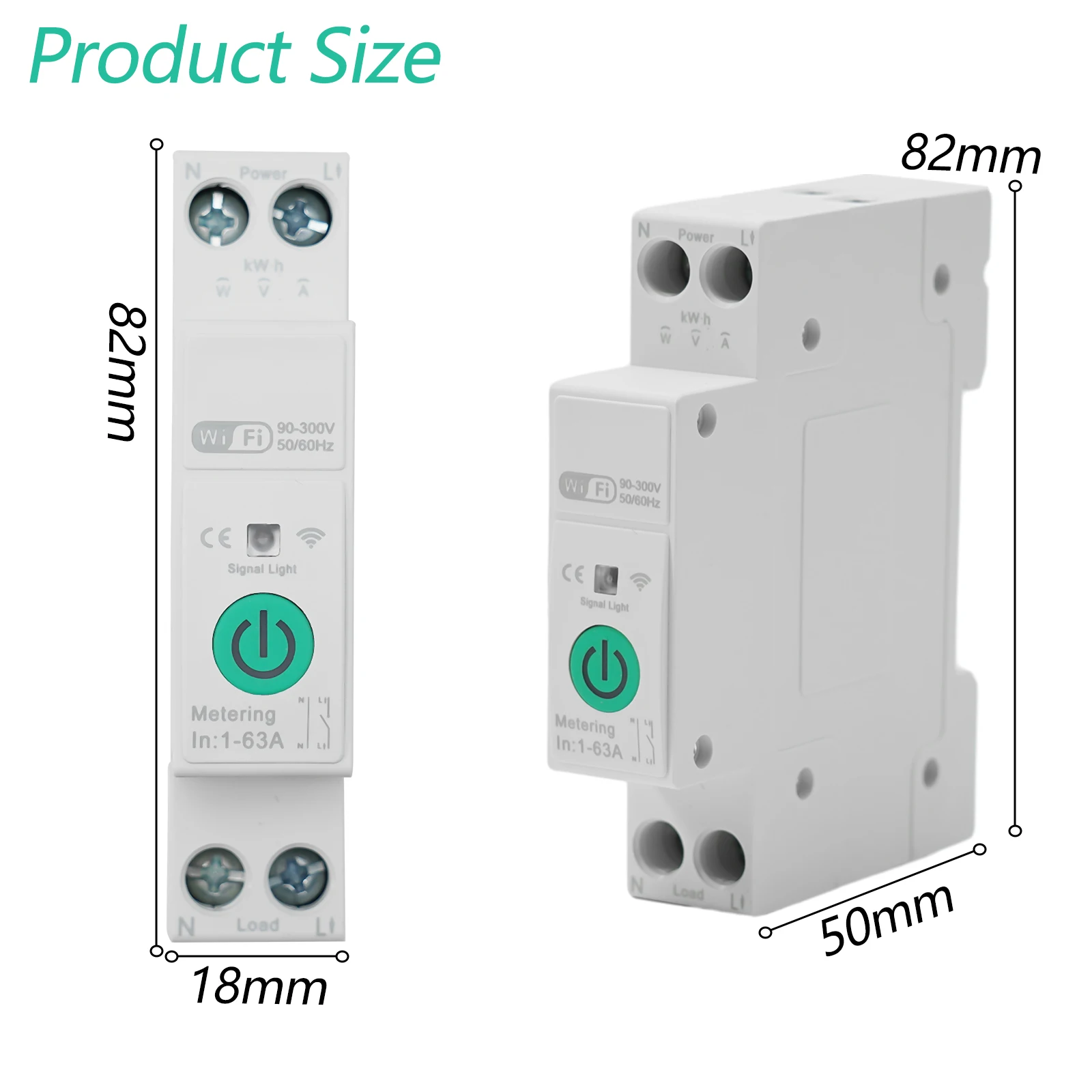 

Brand New The Circuit Breaker Energy Monitoring Manual Measuremen On-off + Metering + Voltage Intelligent Circuit