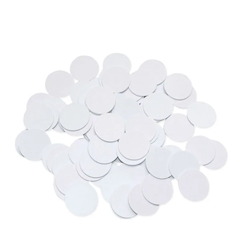 100pcs UID Coin Card  RFID Tag Keyfob Rewrite UID 13.56MHz Writable Block 0 HF ISO14443A Used to Copy Cards