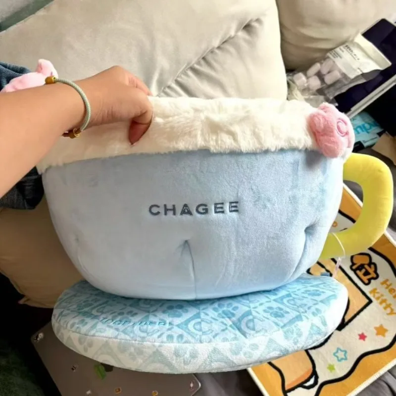Bonita cama para gatos en forma de taza de té, cómoda casa para mascotas de felpa, cojín suave y cálido, manta acogedora, nido para el hogar para gatito, descanso felino pequeño