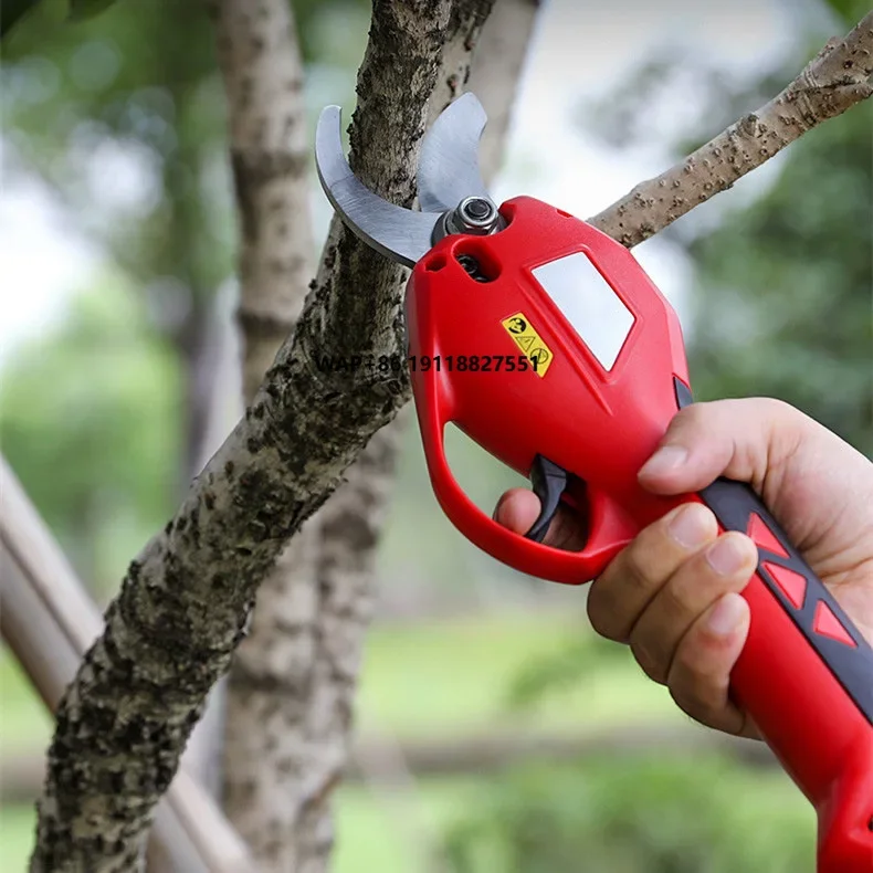 Electric Garden Pruning Tools Lithium Battery Powered Garden Pruning Shears Fruit Tree Plant Scissors Forestry Machinery Tools