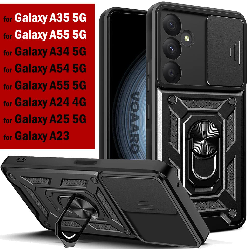 Armor Funda for Samsung Galaxy A35 A55 A25 A35 A54 A42 A32 A22 A42 A33 A53 A73 S23 Plus S24 Ultra 5G A23 A24 A05 A05S A15 Case