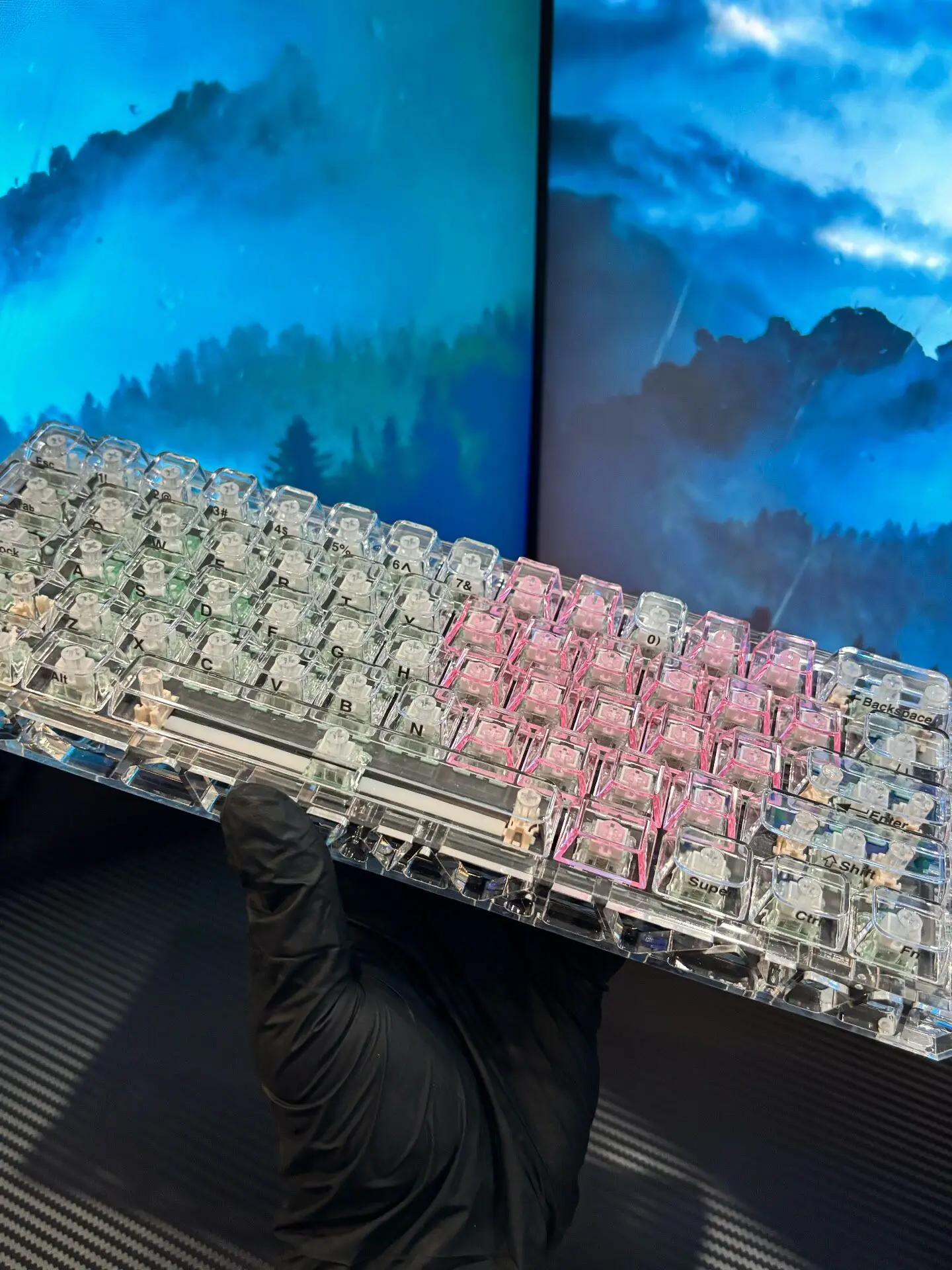 Custom Brand New Full Mod Custom Magnetic Axis Keyboard, High-End HE Kit with RGB for Gaming Setups Gift
