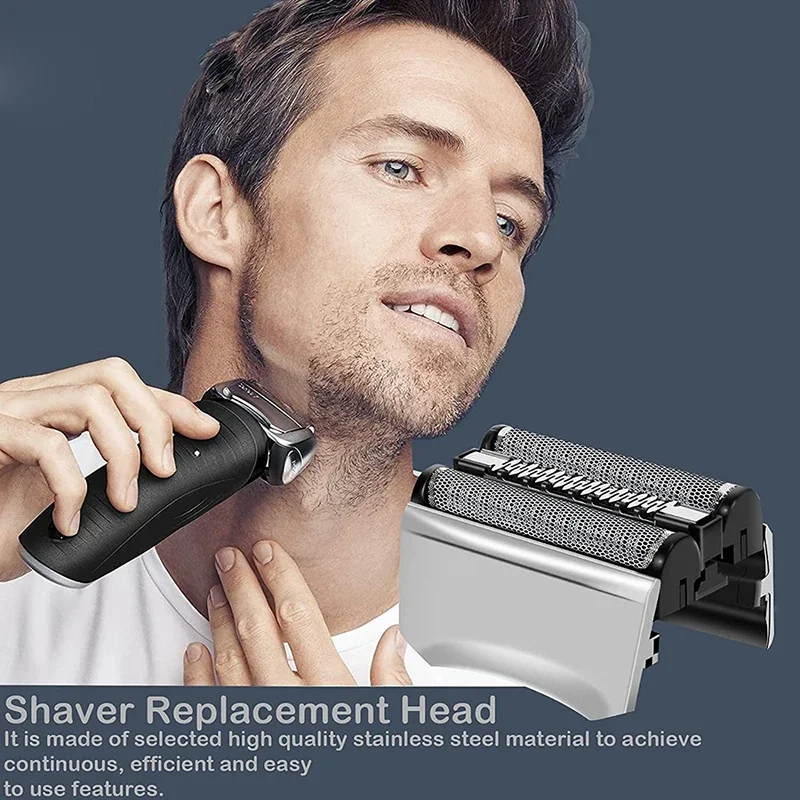 Shaver 70S Replacement Electric Shaver Heads for Braun Head Foil and Blade 70S Series 7 720 720s-3 9565 9566 790CC 790CC-3 740