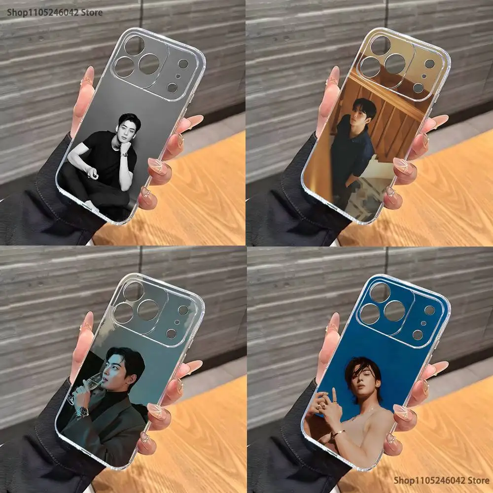 

Cha EunWoos E-Eun-Woo Phone Case For iPhone 17,16,15,14,13,12,11,Pro,XS,Max,XR,Plus,E,SE4,Mini Transport Shockproof Soft Cover