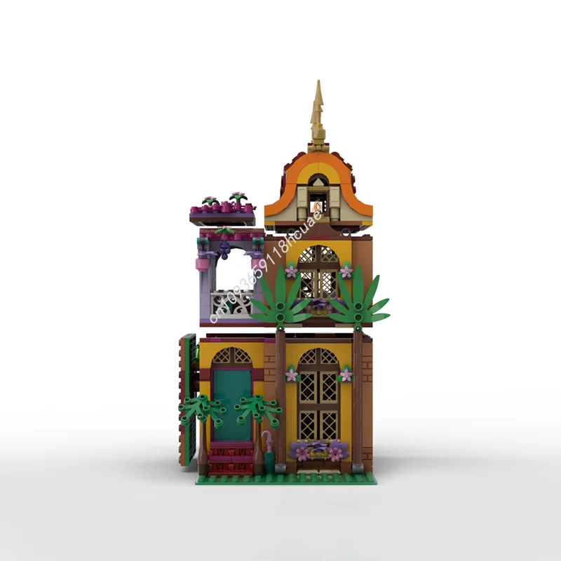 1005 pièces MOC maison enchantée modèle démêné blocs de construction assembler des cadeaux de noël bricolage jouet idée créative éducation enfants