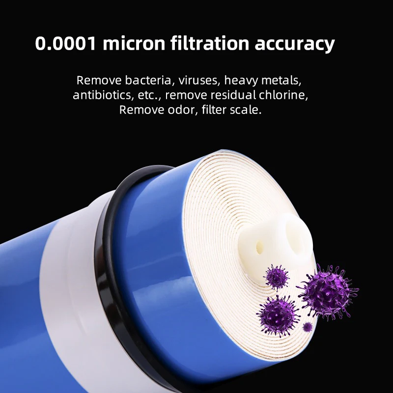 مستقرة HID TFC-2012-100GPD المطبخ التناضح العكسي RO غشاء استبدال جهاز تنقية مياه الشرب تصفية نظام العلاج