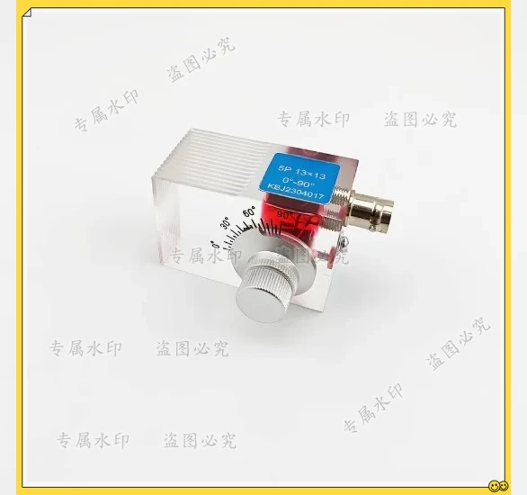 

Ultrasonic Variable Angle Probe 0-90 Degree Calibration Angle Adjustable Angle Lamb Wave P-wave S-wave Surface Wave