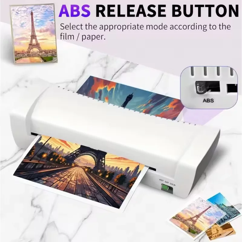 

SL200 Coating Machine Cold and Hot Double Plastic Multi-purpose Kit Sealing Machine A4 Coating Machine Anti-jamming Antioxid