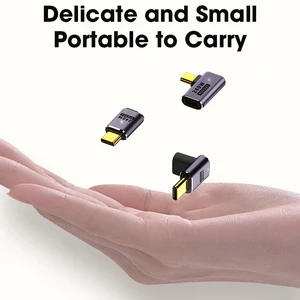 High speed connector for MacBook, USB 4.0, PD, 240W, 8k, 60Hz, 40gbps, USB C, OTG, U-SHAPE, Straight Angle, Male for Female Adapter 6 Main Sales Cable OTG - №2