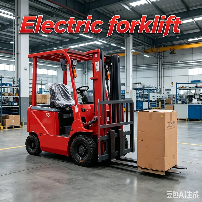 Electric Forklift 5 Ton Lead-Acid Battery 3m Lift Height Industrial Forklift Truck for Large Warehouse Logistics