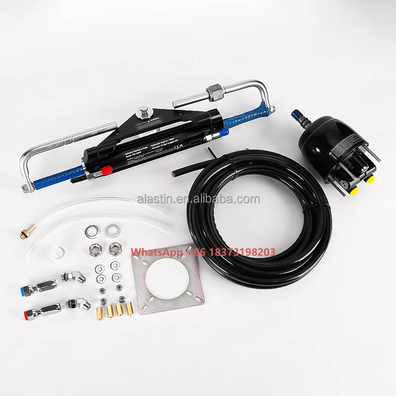 

Marine Hydraulic Steering Gear System Marine Equipment Hydraulic Outboard Power Steering System Kit 90HP/150HP/300HP