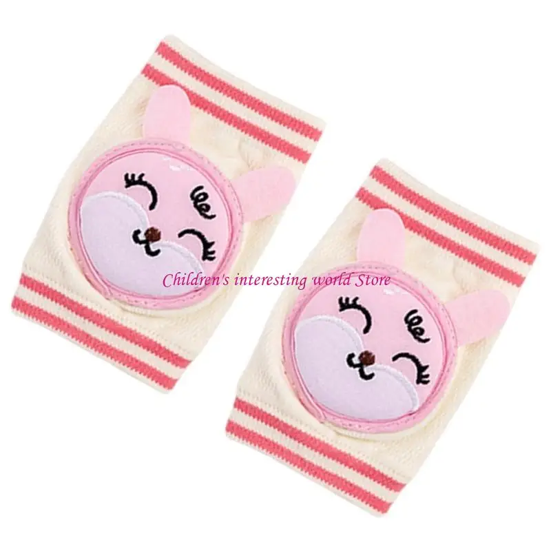 Lovely Baby Crawling Kneepads for Infants, 1 Pair Toddler Learning to Walk Knee Sleeves Breathable Design Knee Guard 425F view 5