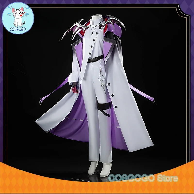 [Customized] NIJISANJI VTuber Shu Yamino Cosplay Costume Halloween Men Women Outfits Role Play Suit Jacket Pants Shirt