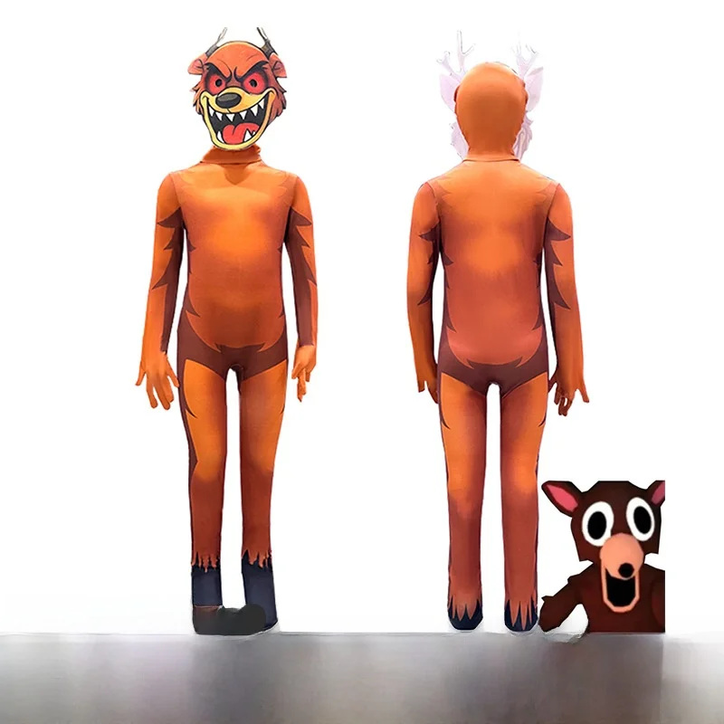 

Halloween Forest 99 Nights Cosplay Costume Terrorist Deer Christmas Reindeer Monster Performance Clothing Women's Ethnic Wear