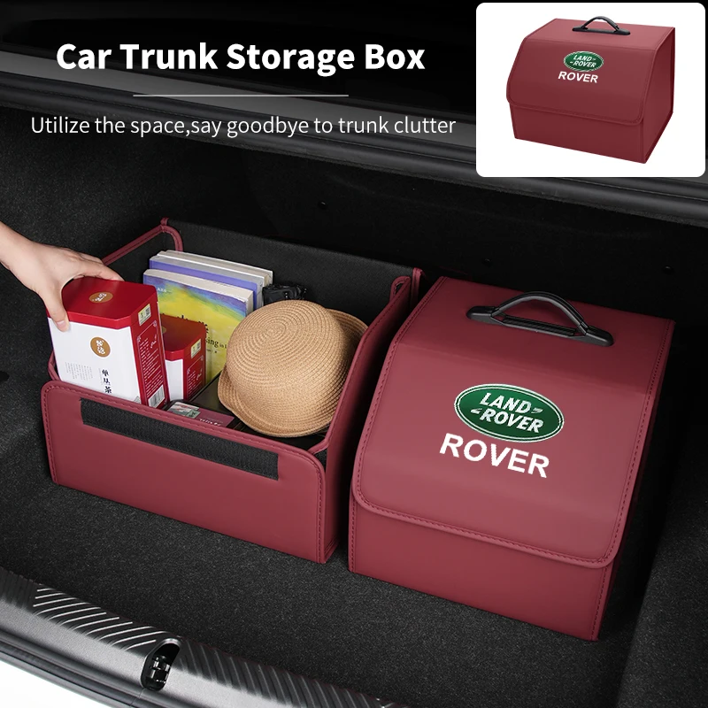 Car Boot Organiser Storage Box Foldable Travel Waterproof Storage Bag For Land Rover Freelander L2 LF Range Rover Evoque 3 4