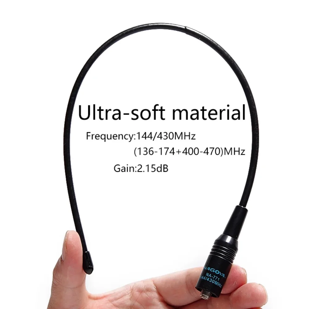 Hotel WalkieTalkie Antenna SMA-F NA-771 VHF UHF Dual Band for Walkie Talkie Radio Kenwood UV 5R 888S UV82 144/430Mhz