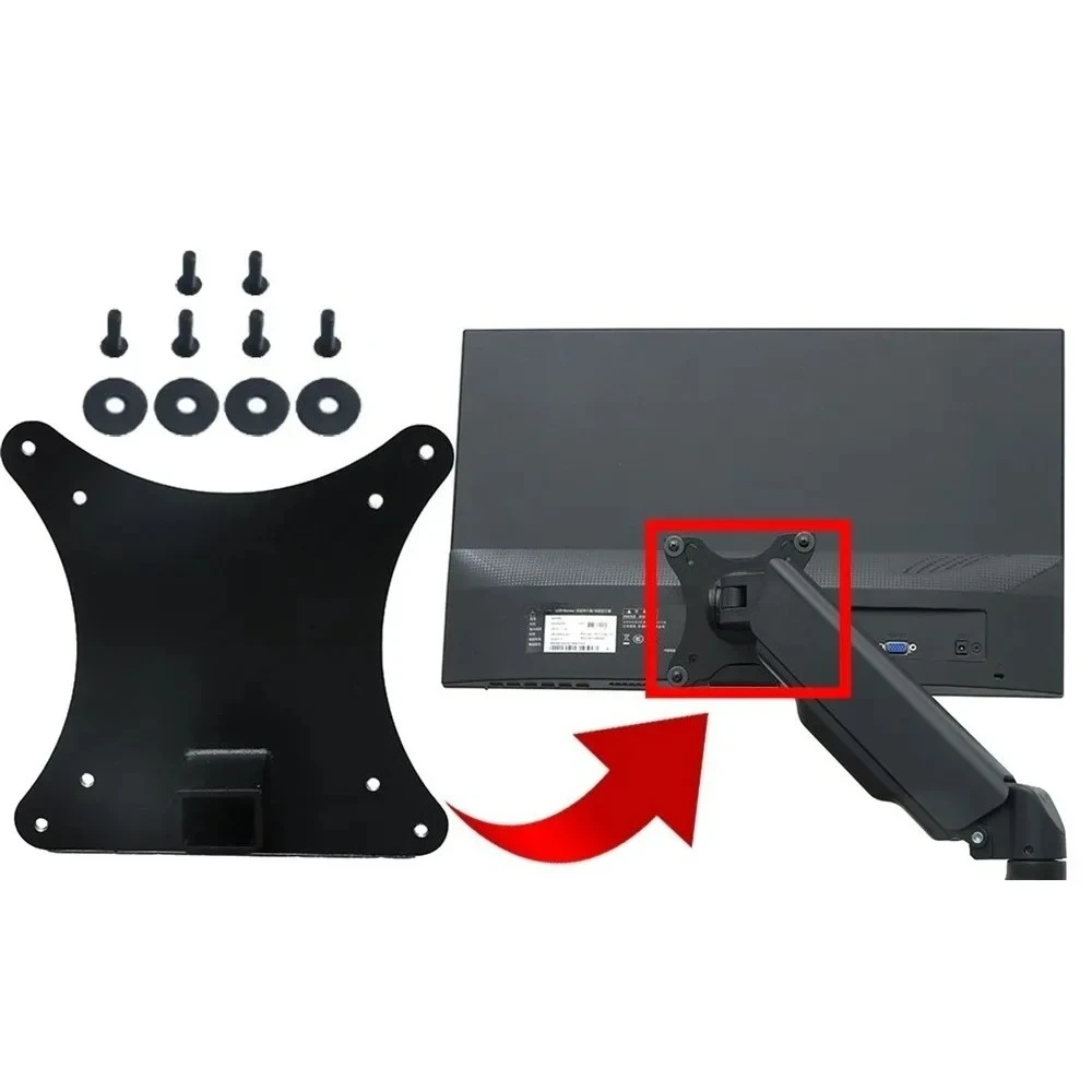 

VESA Wall Mount Adapter for Acer XF240YS3 XF270S3 QG240Y QG270H3 Monitor Bracket Mounts to Stand / Arm / Desk Mount
