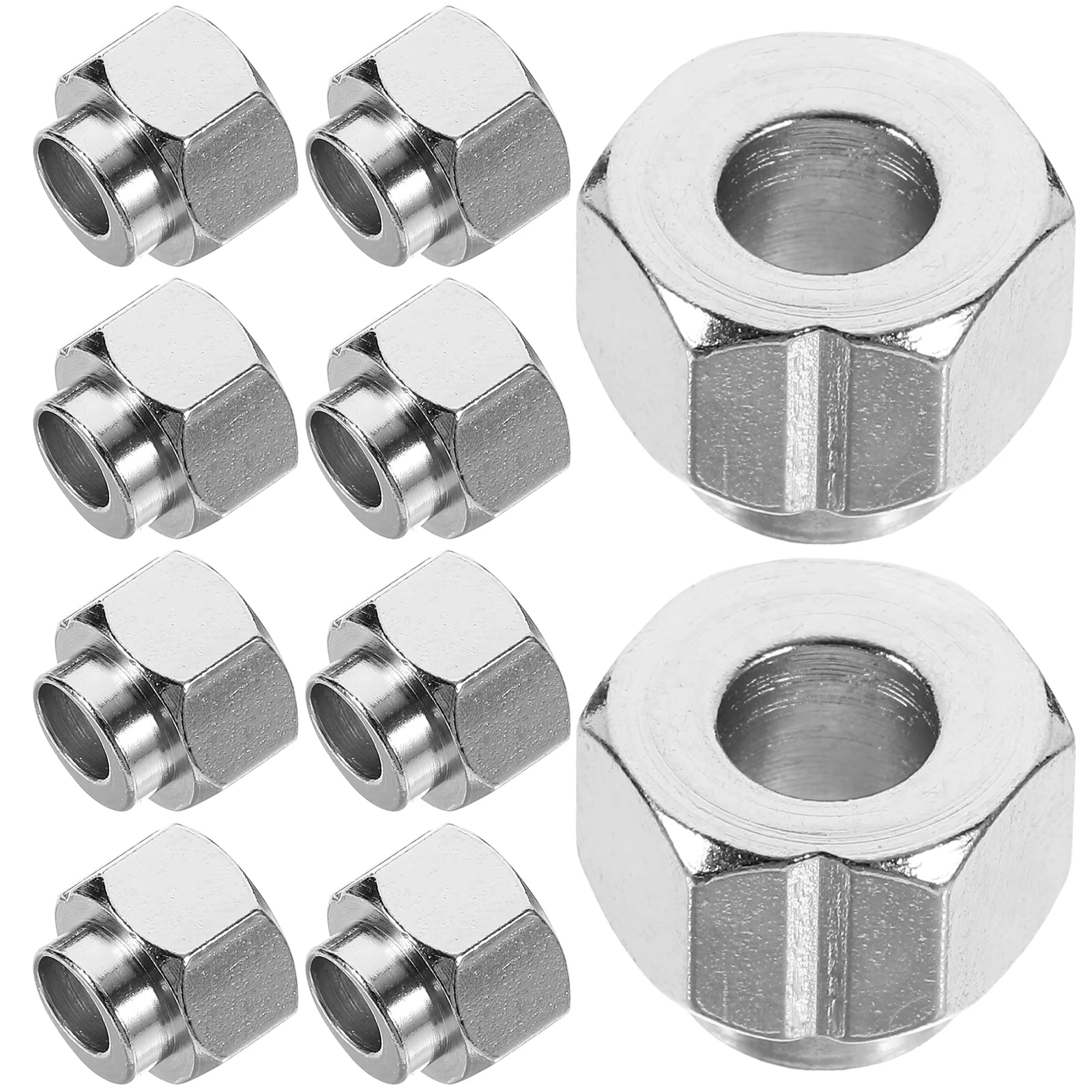 20 Pcs 3D Printer Nut Eccentric Column Printers V-groove Wheel Nuts Spacer Round