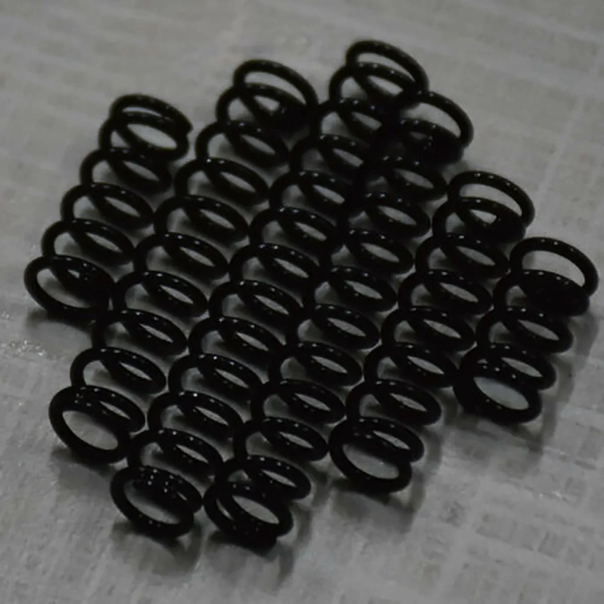 10Pcs Wire Dia 1.2mm Black Y-type Compression Spring 65Mn Steel Spiral Pressure Spring Length 10mm to 50mm Outer Dia 6mm - 20mm