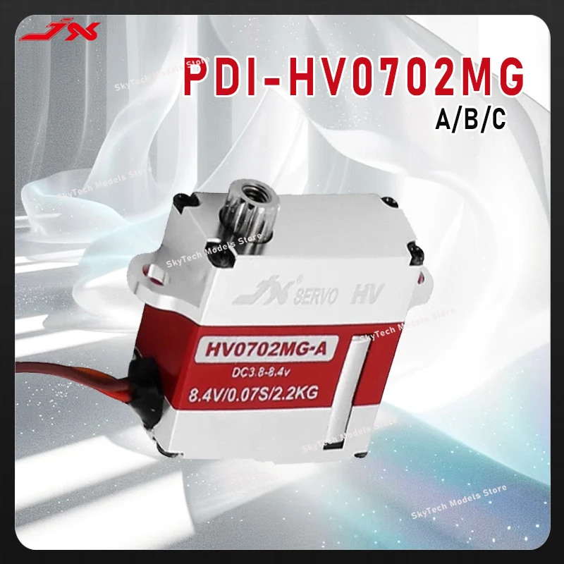

JX Servo PDI-HV0702MG-A/B/C - 7g, 7MM Thin, Metal Gear, Full CNC Digital Servo, for RC Models