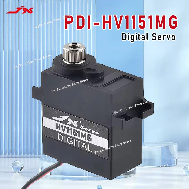 JX Servo PDI-HV1151MG 15g Core Full Waterproof HV Mini 4.5KG Metal Gear Digital Servo for FPV