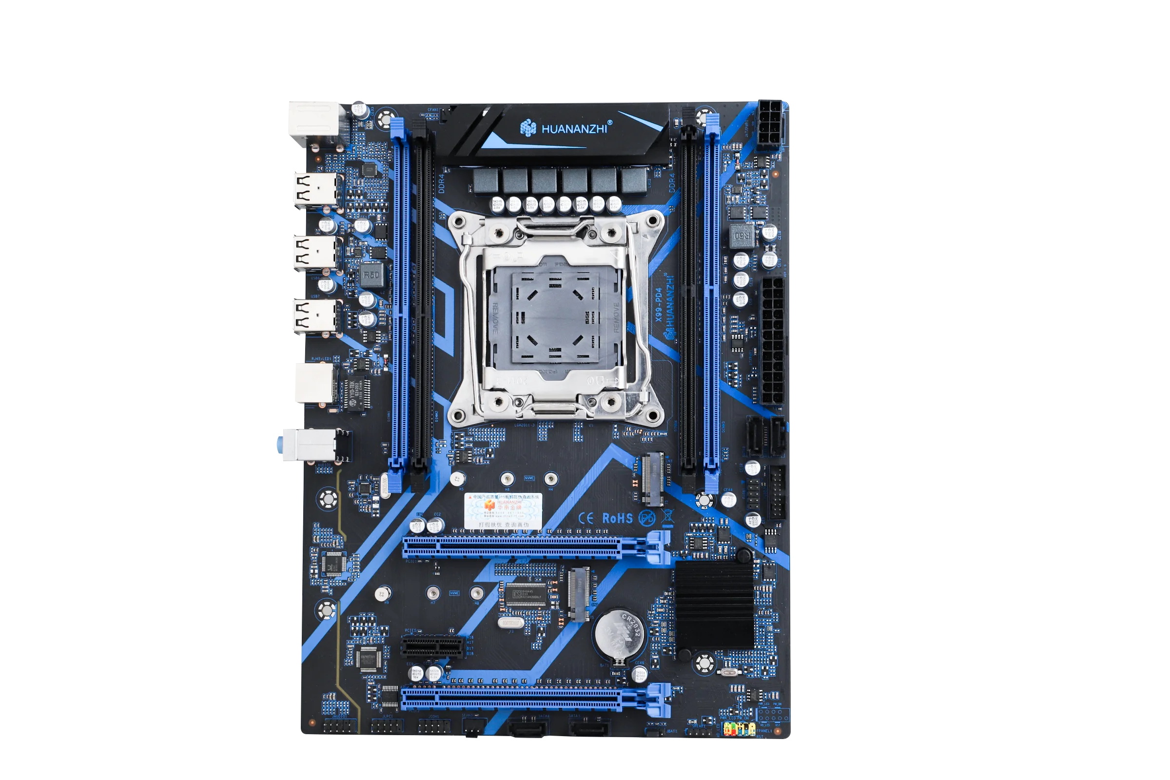 Imagem -02 - Placa-mãe Huananzhi X99 Pd4 Lga 20113 Suporte Intel e5 v3 v4 Todas as Séries Ddr4 Recc Non-ecc Nvme