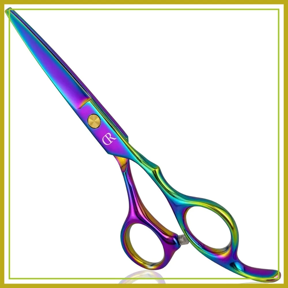 

Professional 6.5 Inch Hair Cutting Shears, Sharp Stainless Steel Barber Scissors for Women & Men