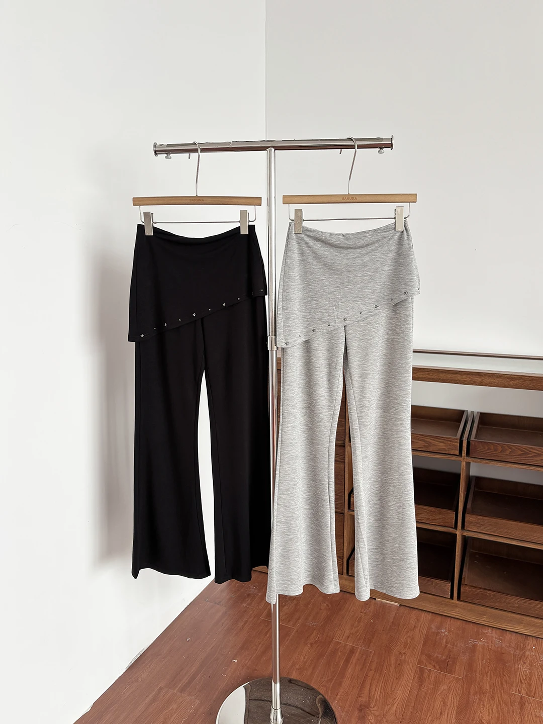 

High Waist Wide Leg Casual Pants Women's Simple Versatile Summer 2026 Korean Style Polyester Fiber Commute Style Trousers