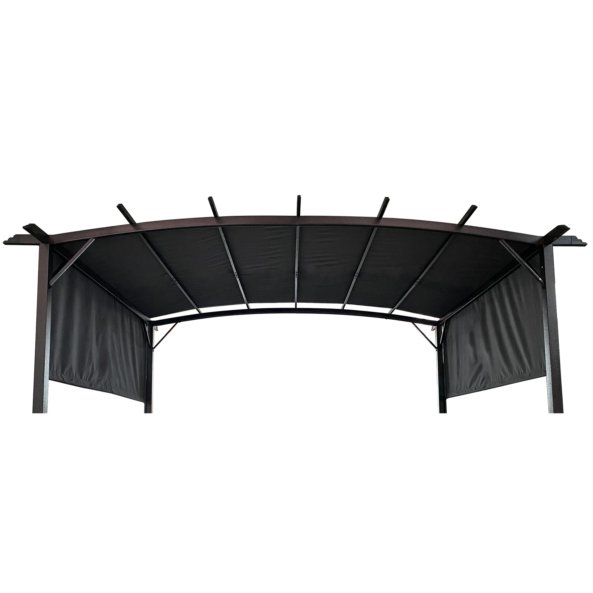 

12x9 Ft Universal Outdoor Pergola Replacement Canopy Cover,Grey